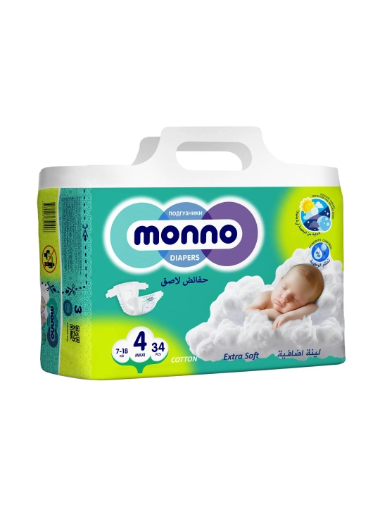 Tagliklar MONNO, 4-o‘lcham, 34 dona - 