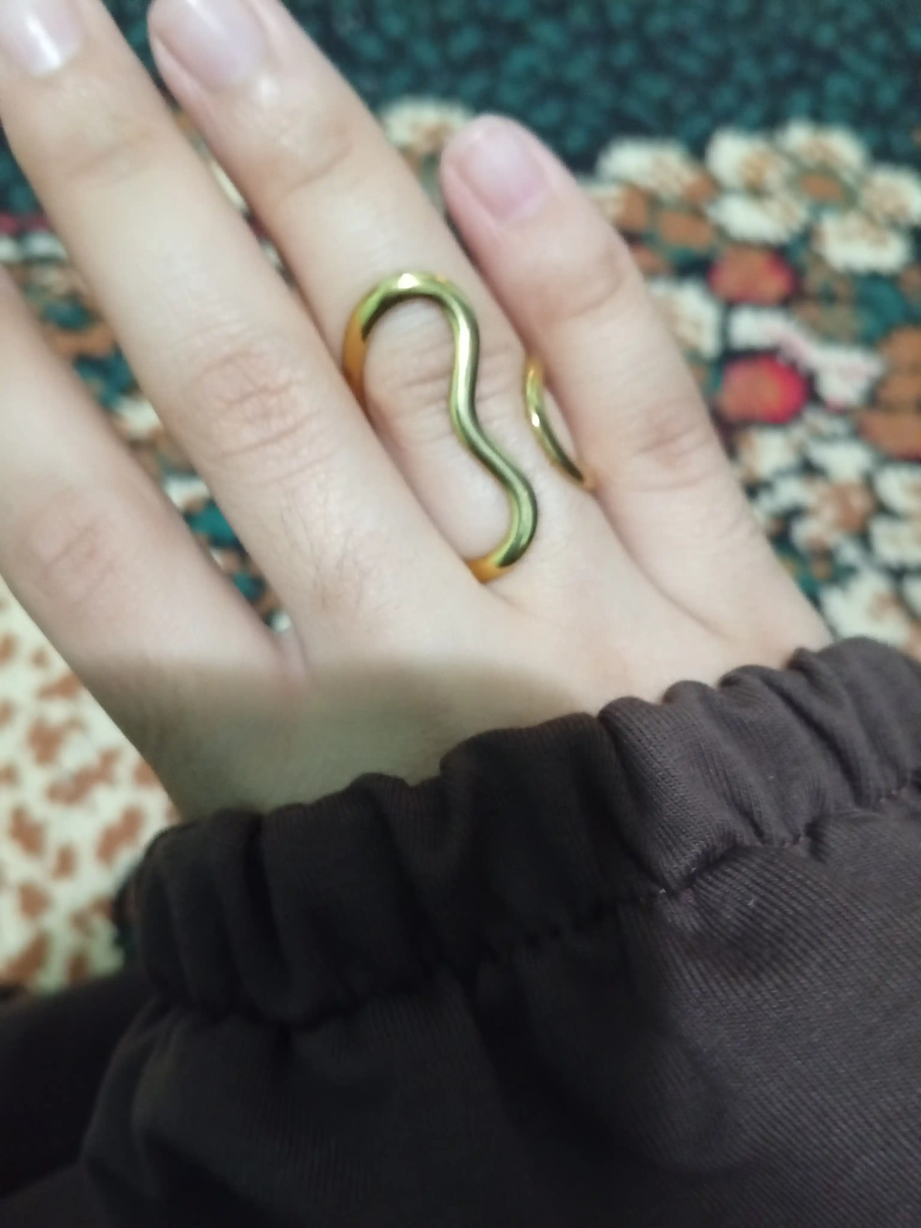 Ayollar uzugi, katta, sozlanadigan, taqinchoqlar, universal o‘lcham