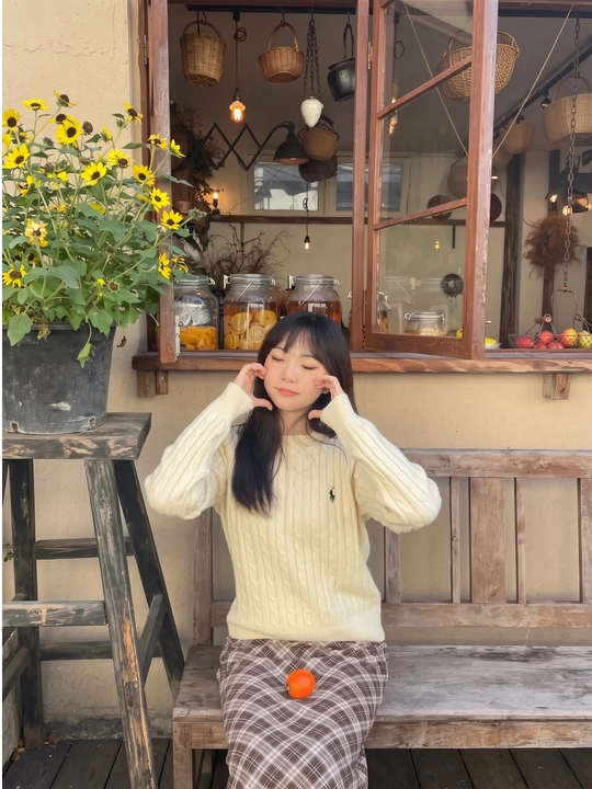 Ayollar uchun, trikotaj sviter, keng yengli, Yumshoq, zamonaviy kundalik model