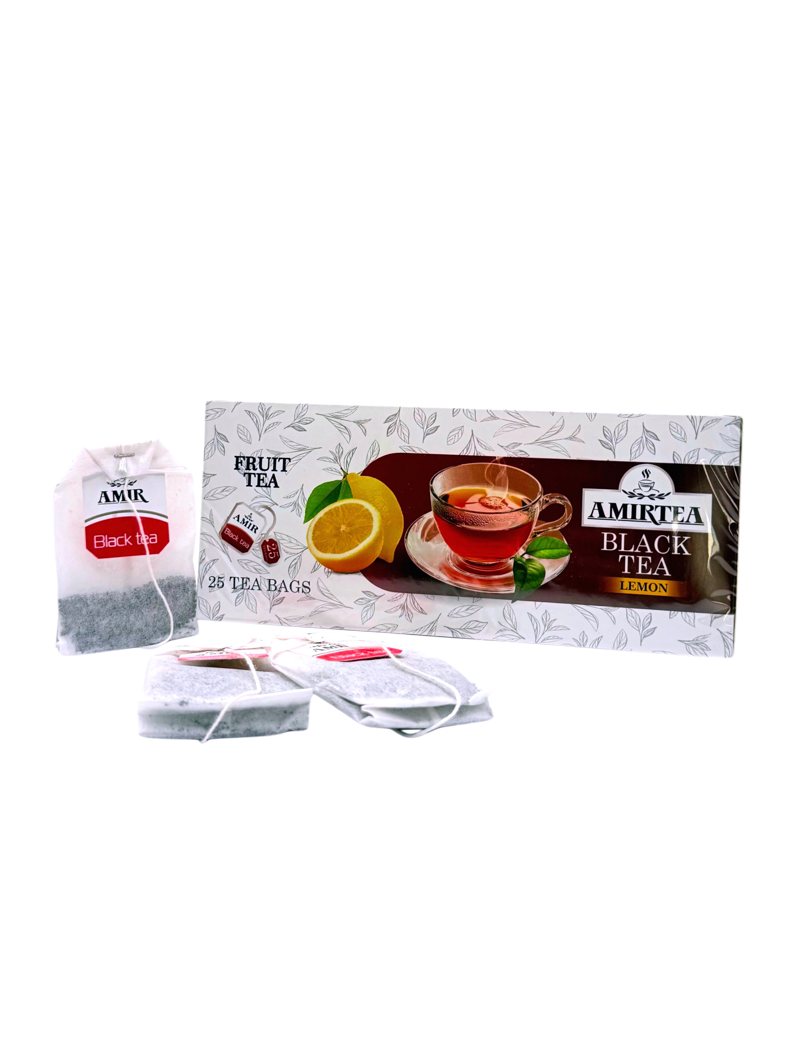 Qora choy “Limon” — 25 paketcha, 50 g