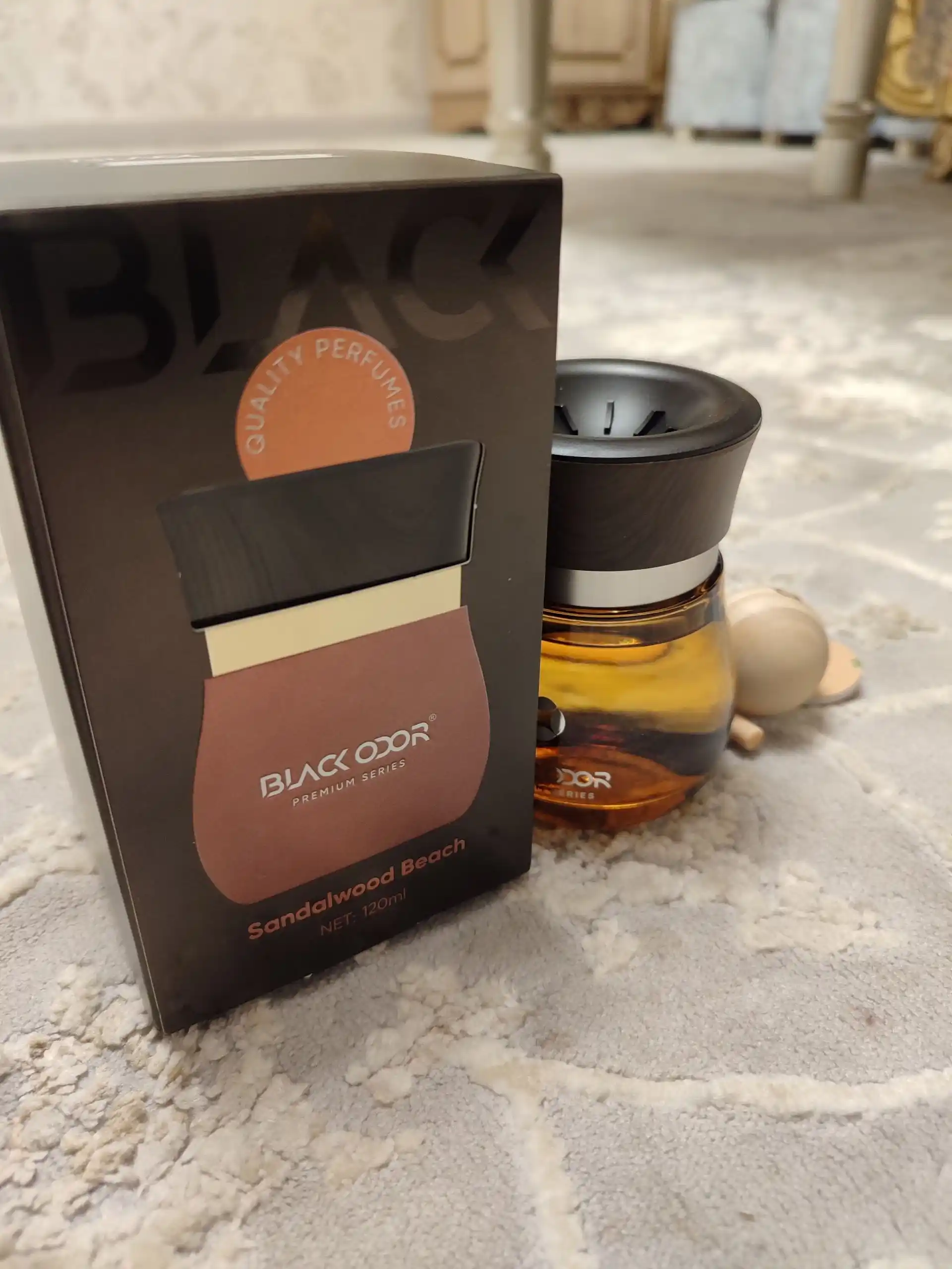 Mashina, uy, ofis uchun "BLACK ODOR" xushbo‘ylantiruvchisi va xushbo‘ylantiruvchisi