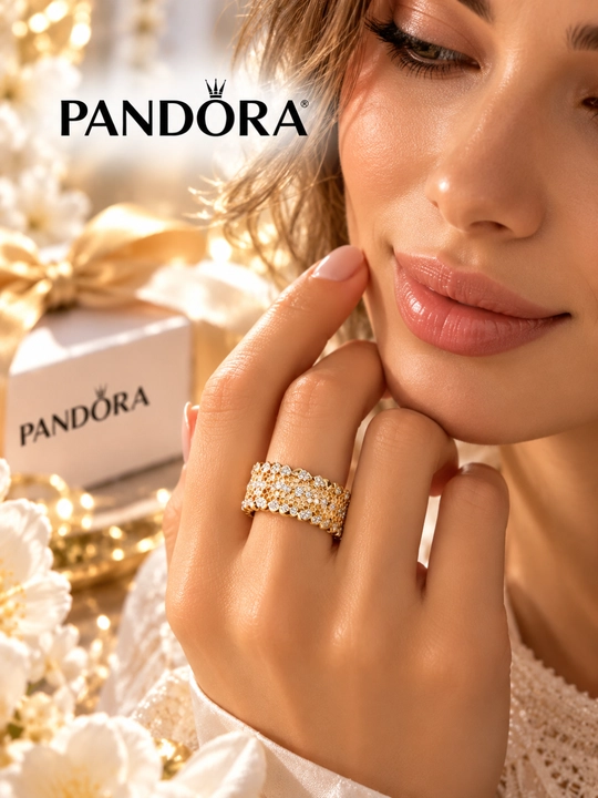 Кольцо PANDORA Shine с прозрачным кубическим цирконием 167100CZ