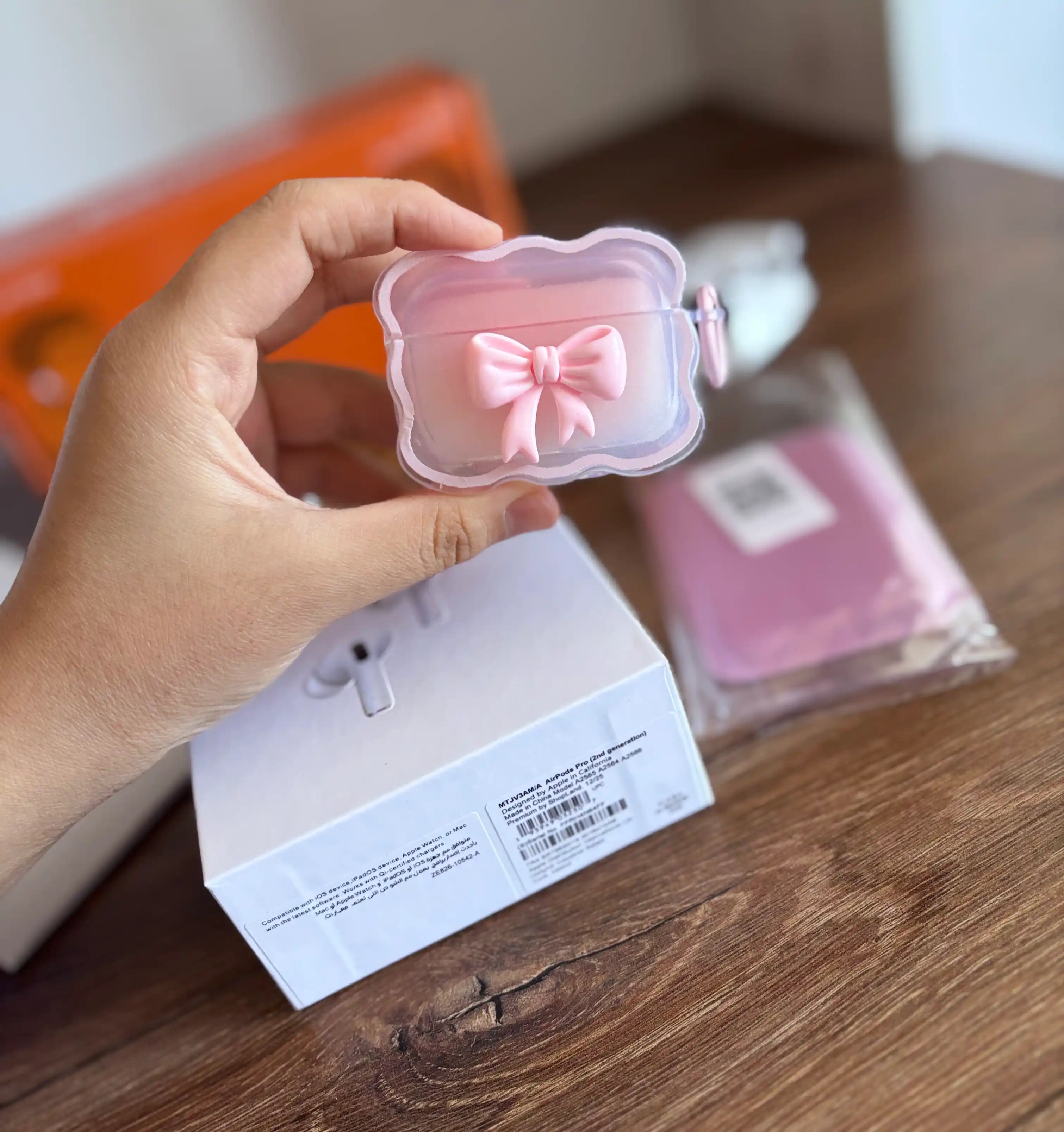 AirPods 1, 2/Pro, 3,4 simsiz quloqchinlar uchun g'ilof, iPhone airpods uchun chexol