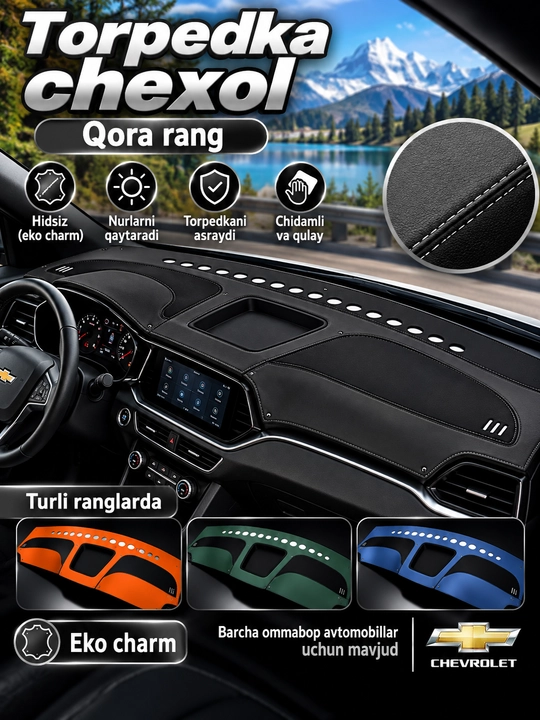 Avtomobil torpedkasi uchun gilamcha Cobalt, Lasetti, Spark, Nexia 1 2 3 - 
