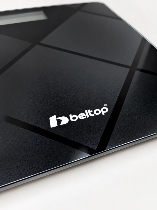 Умные напольные весы "BELTOP" прочные электронные для тела, 180 кг, для дома и спортзала