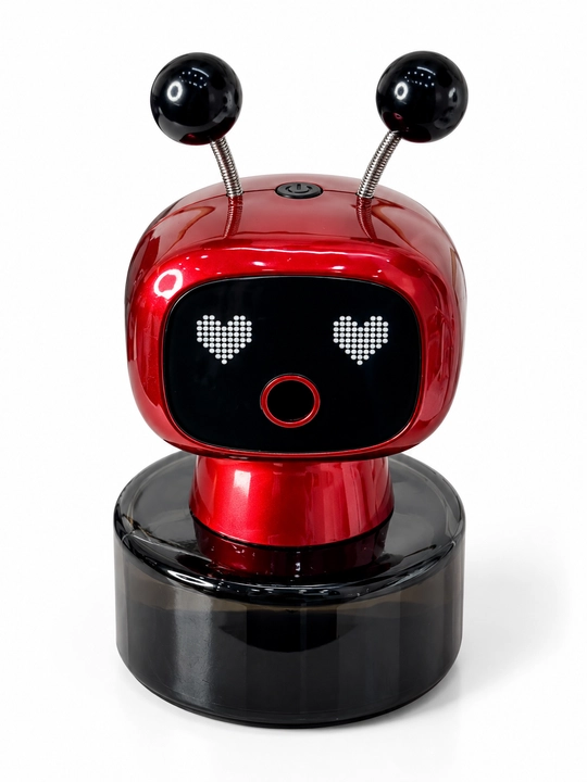 Aqlli robot aromadiffuzor yoqimli hid  zamonaviy dizayn va sokin muhit yaratadi