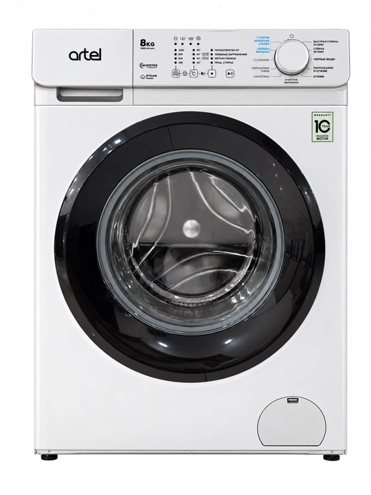 Artel WF80O3012 bug‘li invertorli avtomatik kir yuvish mashinasi, 8 kg