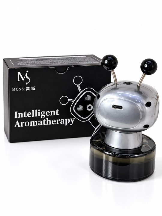 Aqlli robot aromadiffuzor yoqimli hid  zamonaviy dizayn va sokin muhit yaratadi