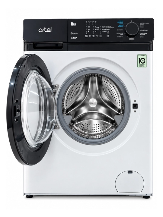 Artel WF80O3012 bug‘li invertorli avtomatik kir yuvish mashinasi, 8 kg