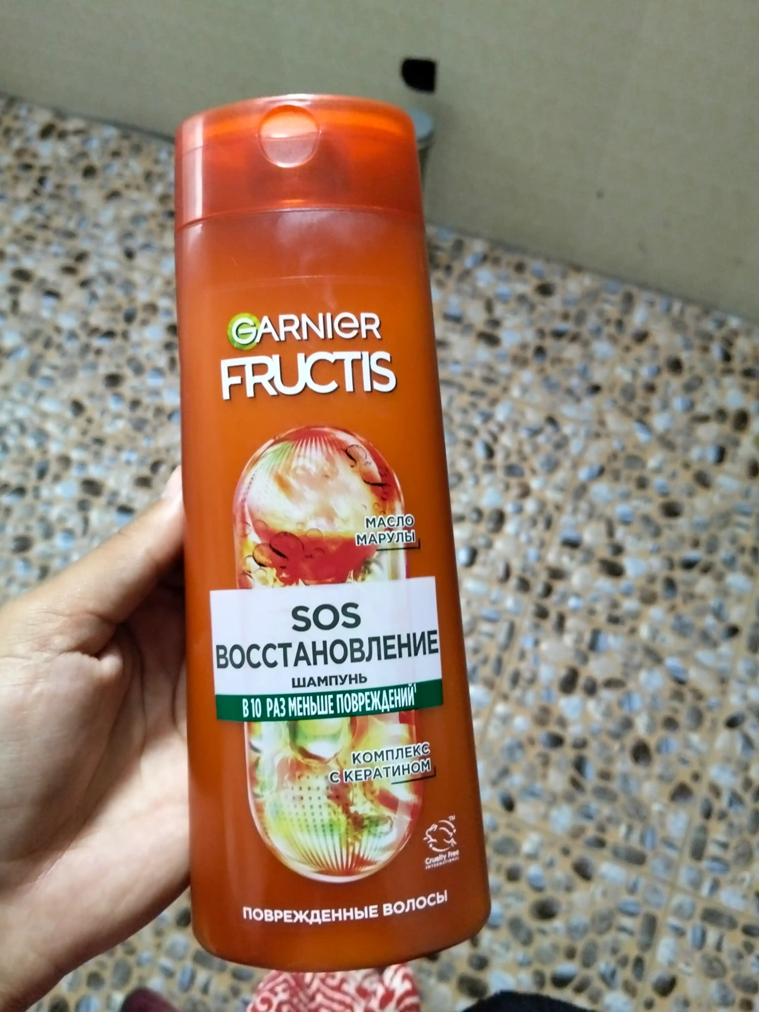 Garnier Шампунь для волос Fructis SOS Восстановление для поврежденных волос, 400 мл