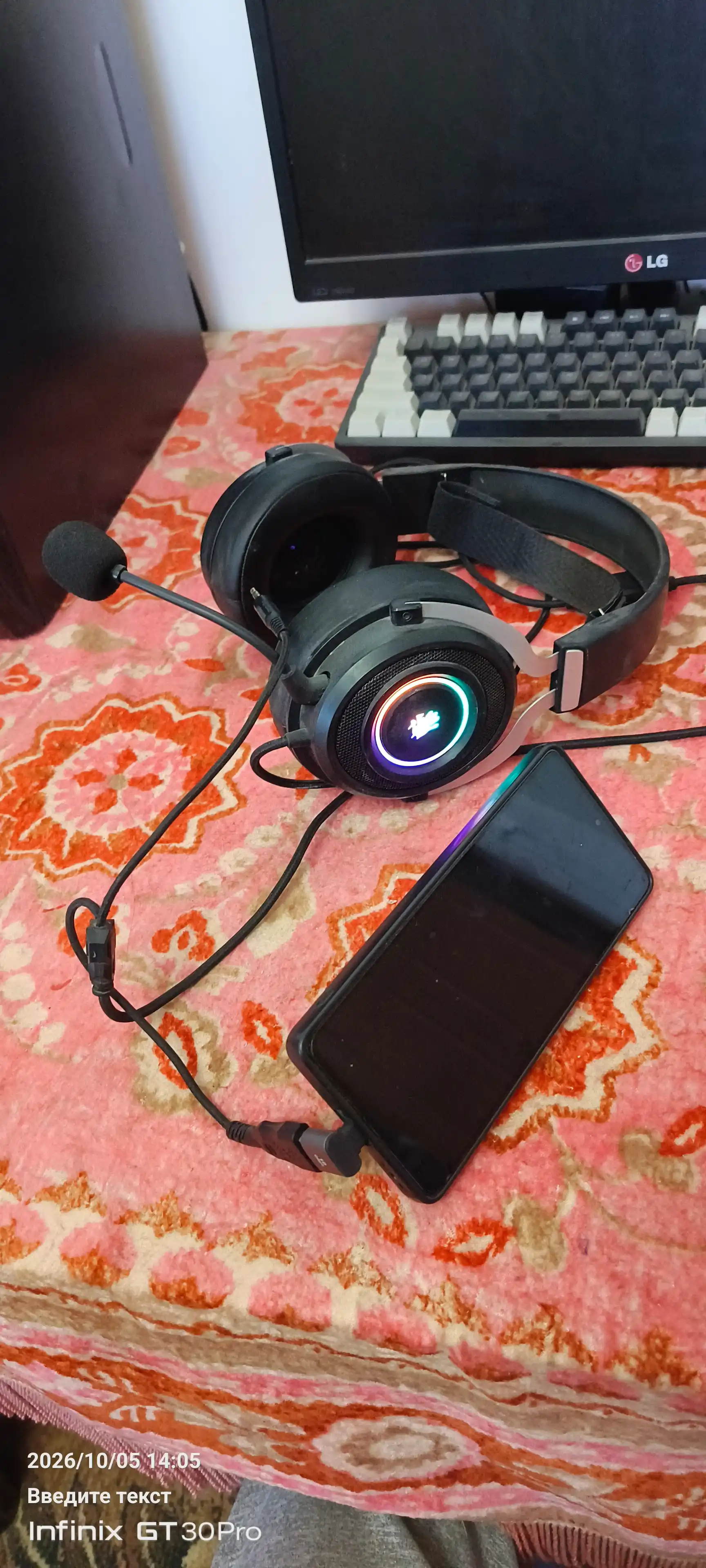 USB Type-C ↔ USB-A 3.2 OTG adapter, zaryadlash va ma'lumot uzatish uchun, 10 Gbit/s