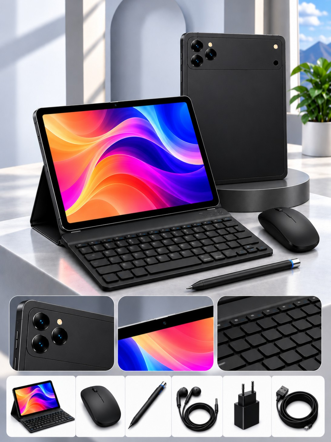 OZCT Tab 18 Max planshet 10.1", 12/256 GB, 5G, Android 15, 10000 mAh - 