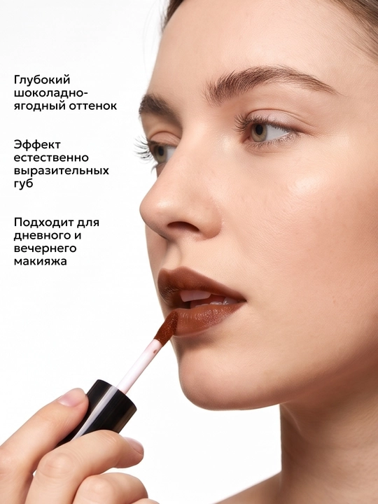 Тинт для губ SEMILY Lip Tint, помада тинт стойкий, увлажняющий, естественный финиш, 2 тона
