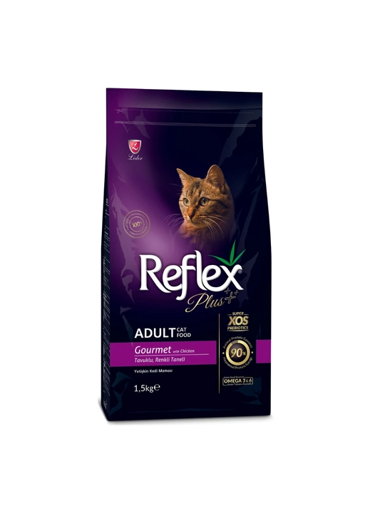 Сухой корм Reflex Plus для кошек, 1,5 кг — разные виды