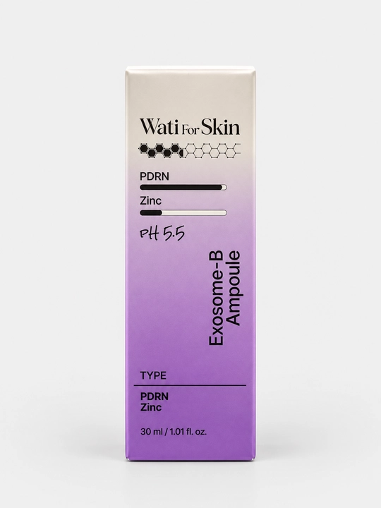 Ампула Wati For Skin PDRN с цинком для лица, уход за кожей и успокаивающее действие, 30 мл