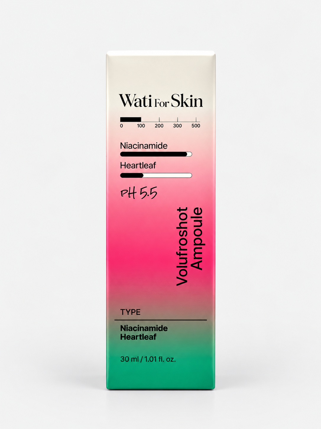 Wati For Skin Ниацинамид Сердцелистник, уход для жирной кожи и расширенных пор 30 мл