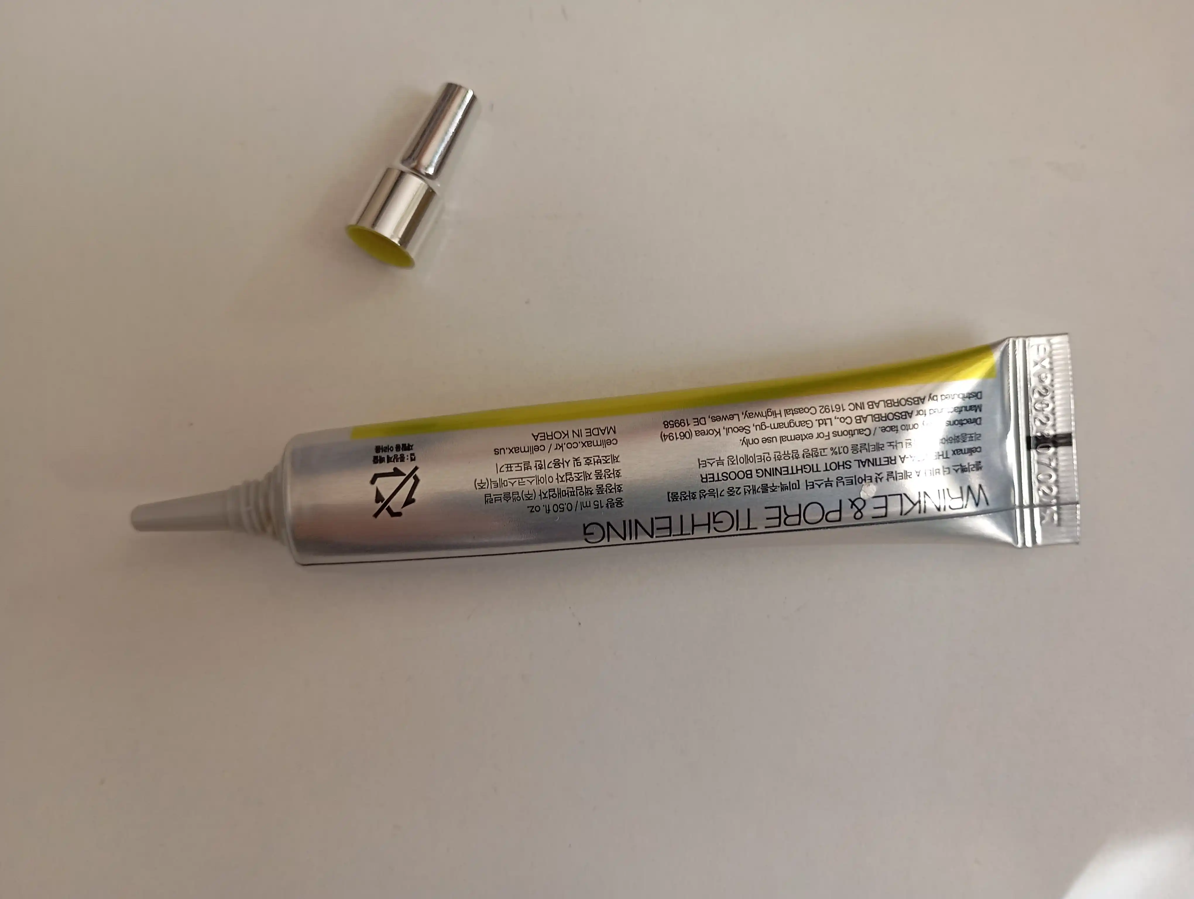 Tortuvchi retinol bilan zardob va retinol bilan tortuvchi booster-krem, Celimax