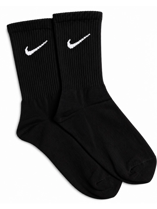 Erkaklar va ayollar sport paypog‘i, uzun paypoq paxtali, Nike paypoq, oq va qora paypoq
