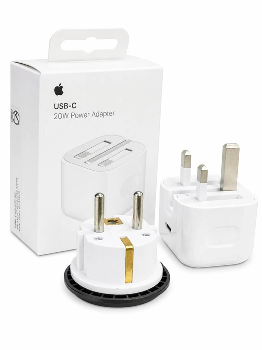 Apple 40W USB-C зарядное устройство для iPhone 15 / 16 / 17 / 18, EU-переходник в подарок