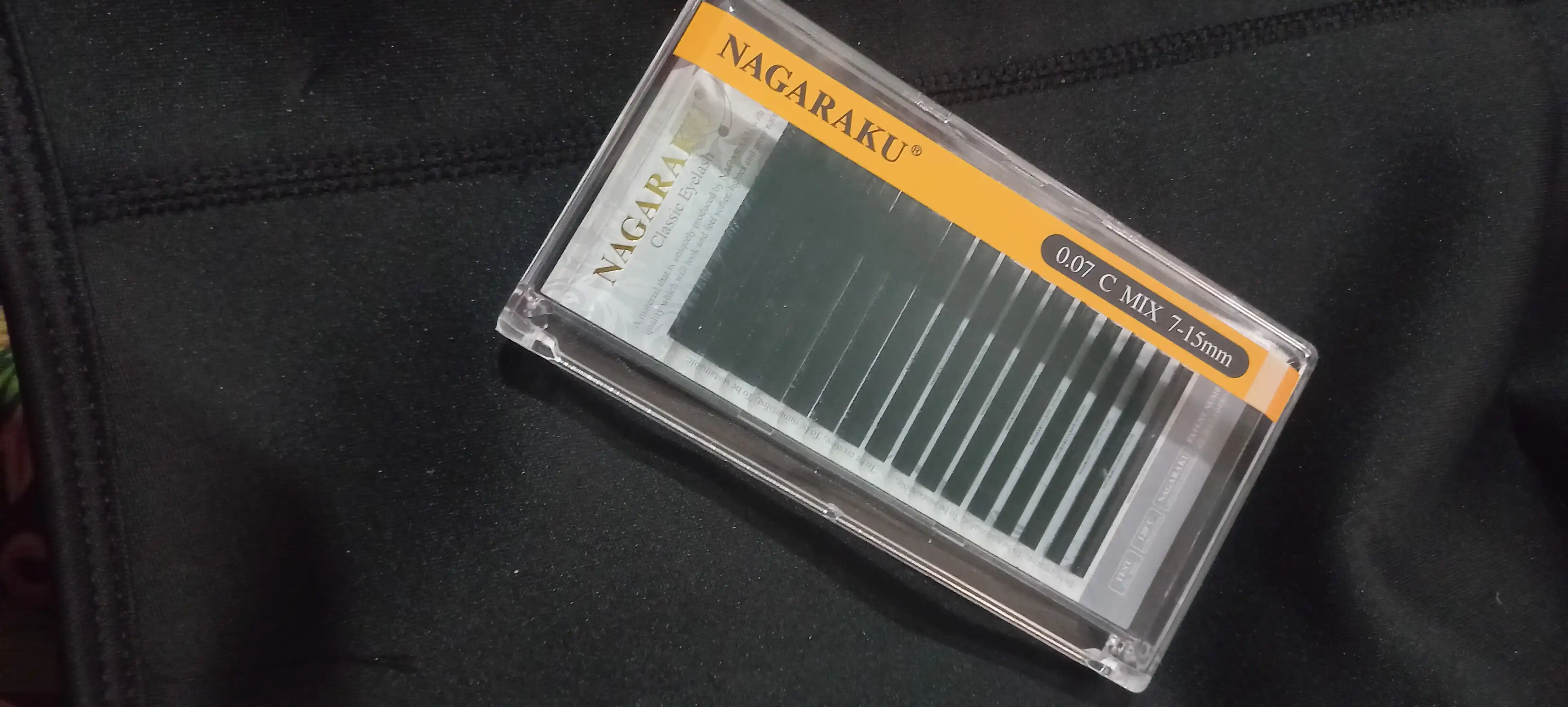 NAGARAKU ресницы для наращивания, 16 линий, 0.07 C,D Mix 7–15 мм