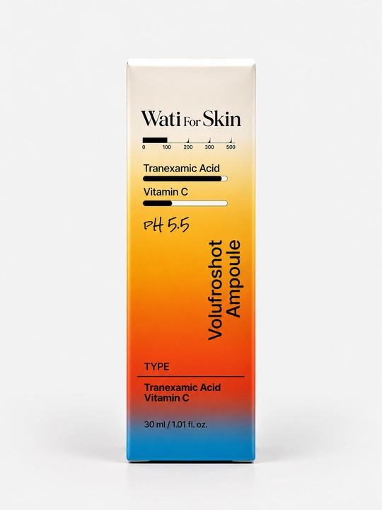 Сыворотка Wati For Skin Tranexamic Acid и витамина C для выравнивания пигментных пятен и цвета кожи, 30 мл