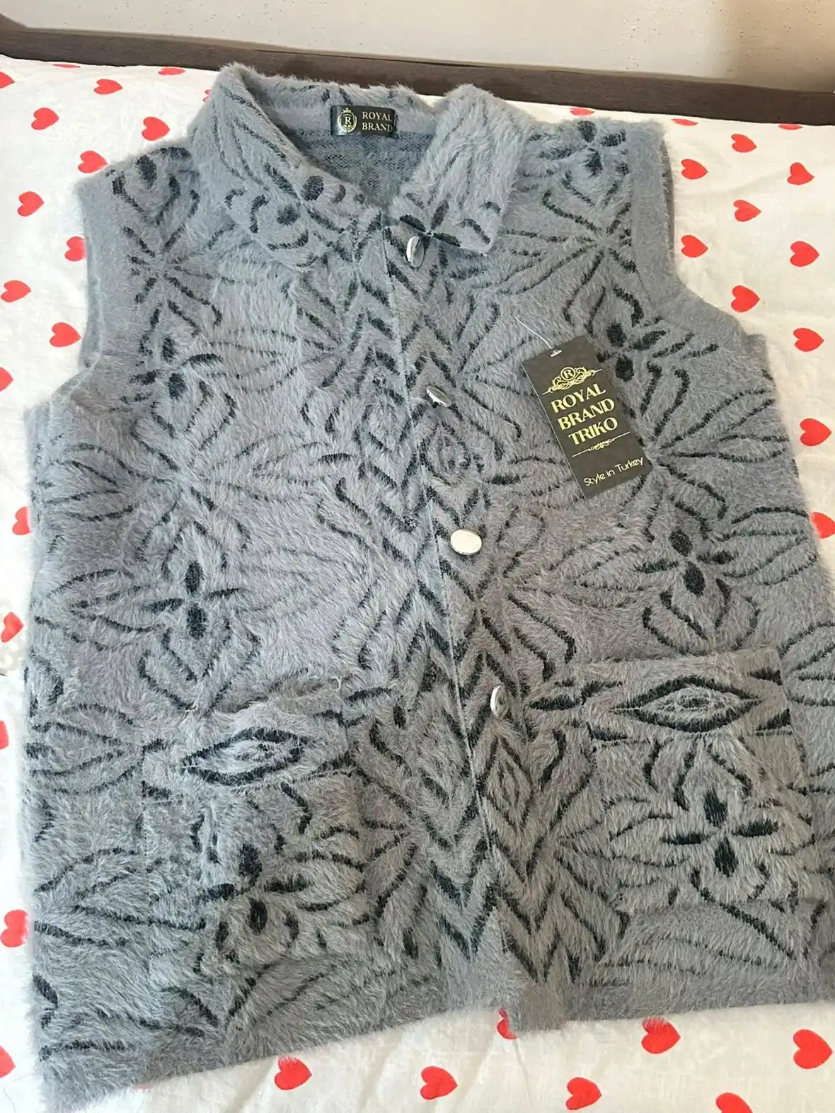 Yollar uchun angorka jileti, issiq va yumshoq, standart razmer