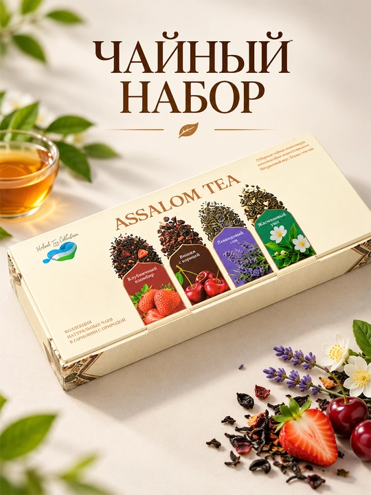 ASSALOM TEA - 4 xil choydan iborat to‘plam, 150 g