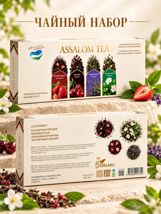 ASSALOM TEA - 4 xil choydan iborat to‘plam, 150 g