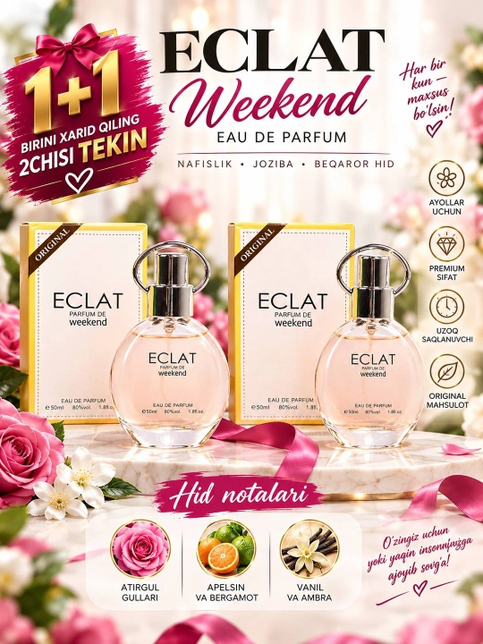 Парфюмерная вода для женщин ECLAT FEMME - 