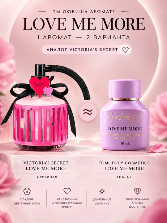 TOMOFODY Eau de Parfum 10 ml — feromonli ayollar atiri, uzoq saqlanuvchi parfum