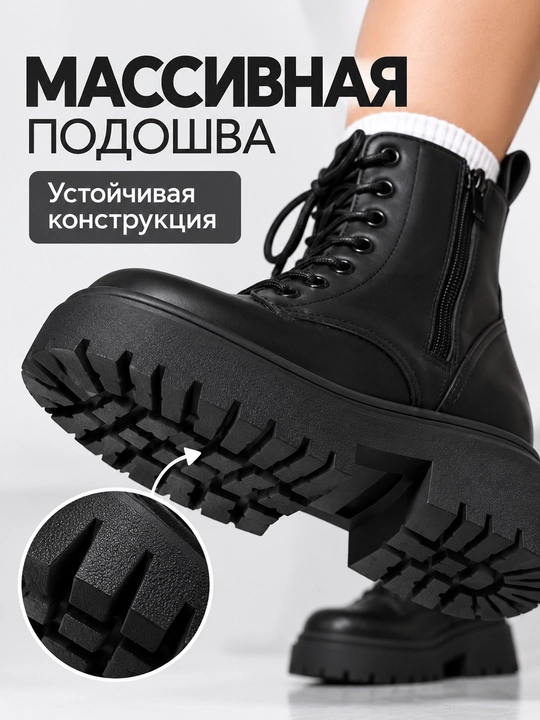 Полусапожки женские зимние на меху, женская обувь, размер 36-40