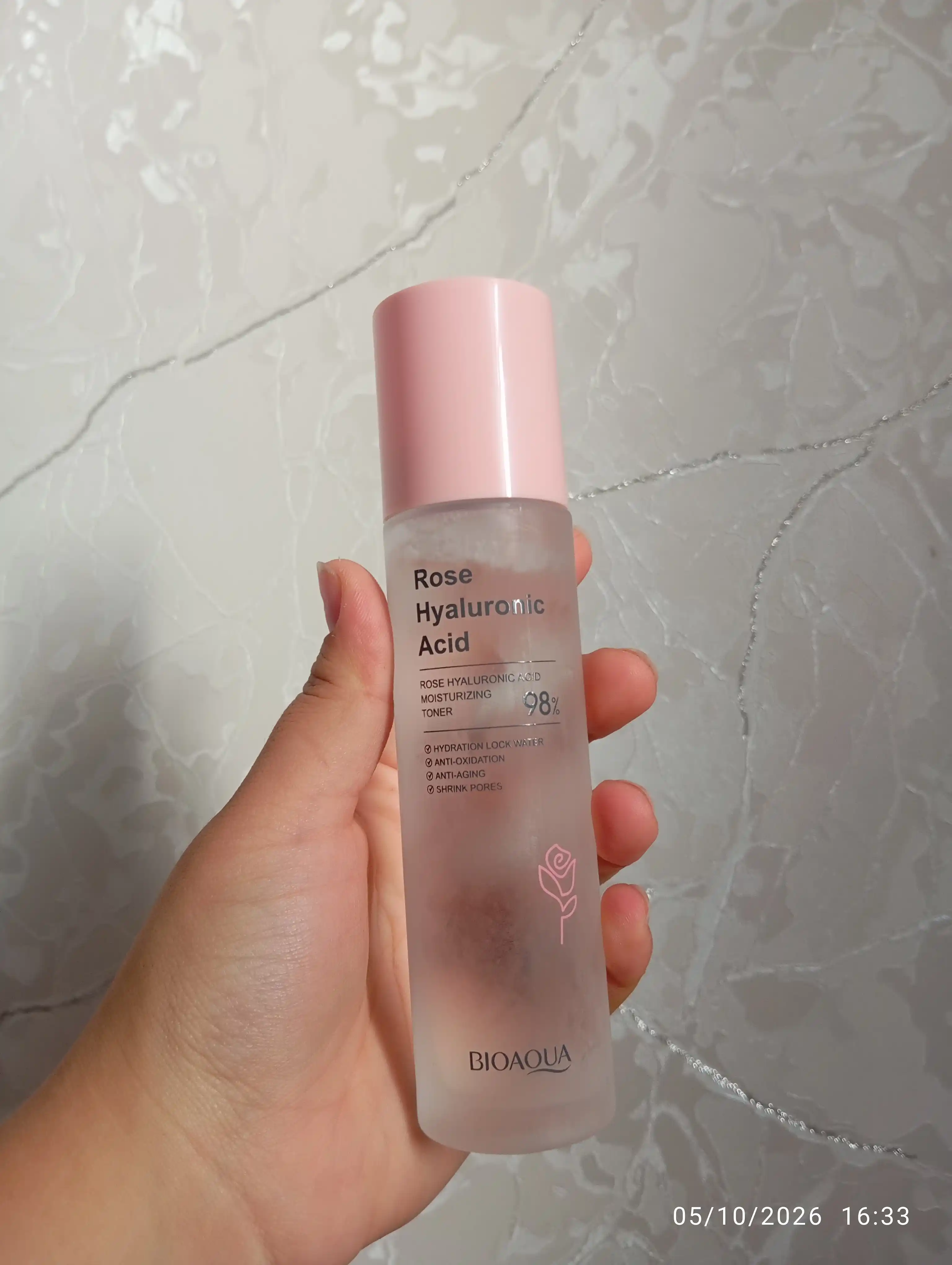 Подарочный набор для ухода за лицом Rose Hyaluronic Acid, 6 в 1 — увлажнение, сияние