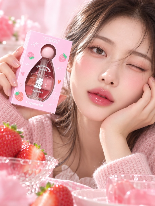 Блеск-желе для губ Cappuvini, 6 оттенков, увлажняющий зеркальный lip gloss