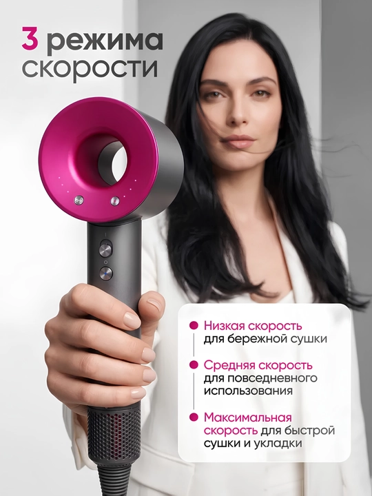 Soch quritgich fen 3000W, devorga o'rnatiladigan