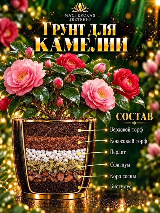 Готовый профессиональный грунт для камелии - 