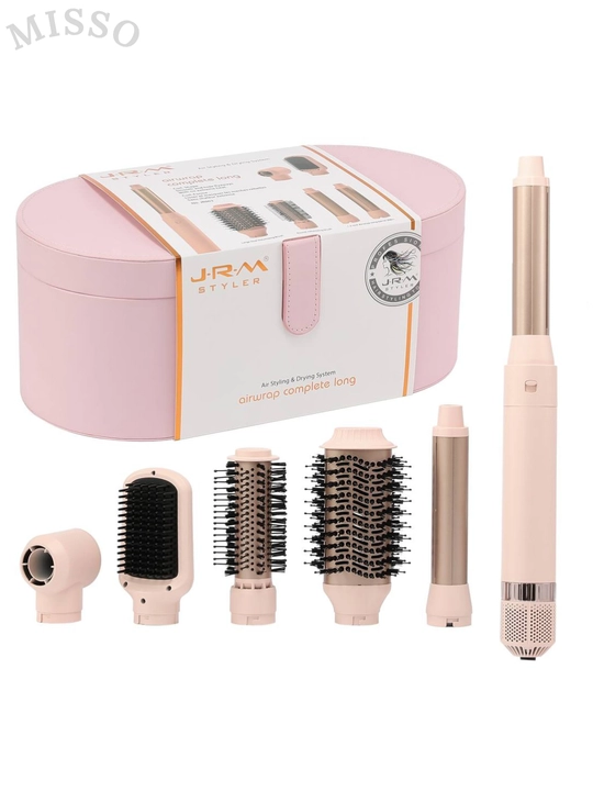 JRM Airwrap 6 tasi 1da ko'p funksiyali styler,soch quritgich,fen,jingalak,dazmol,ployka