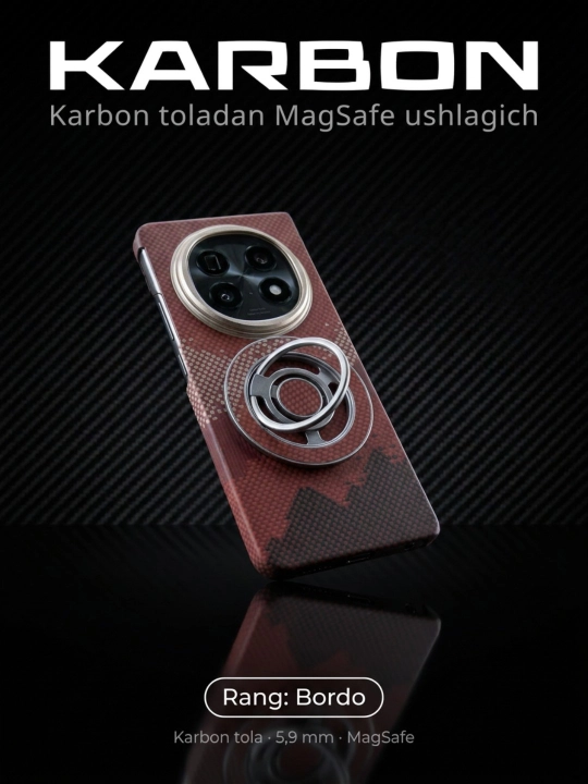 Telefon ushlagichi, Magsafe bilan, magnit halqasi, podstavka - 