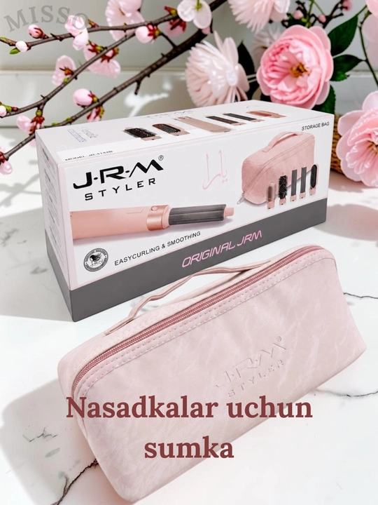 JRM Airwrap 6 tasi 1da ko'p funksiyali styler,soch quritgich,fen,jingalak,dazmol,ployka