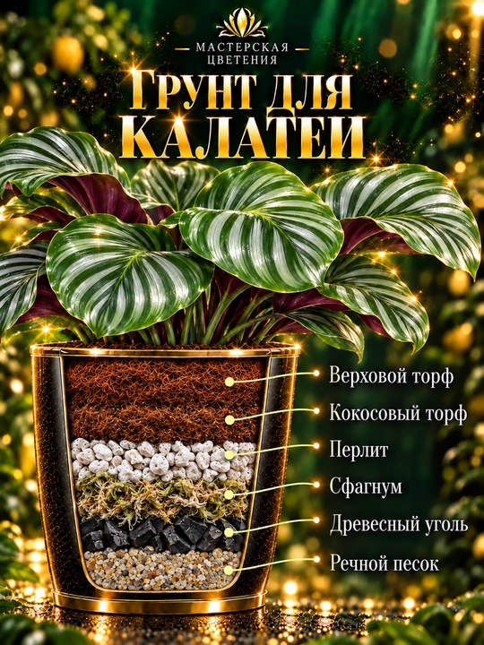 Готовый профессиональный грунт для калатеи - 