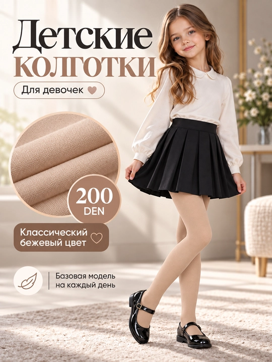 Подростковые колготки 200 den - 