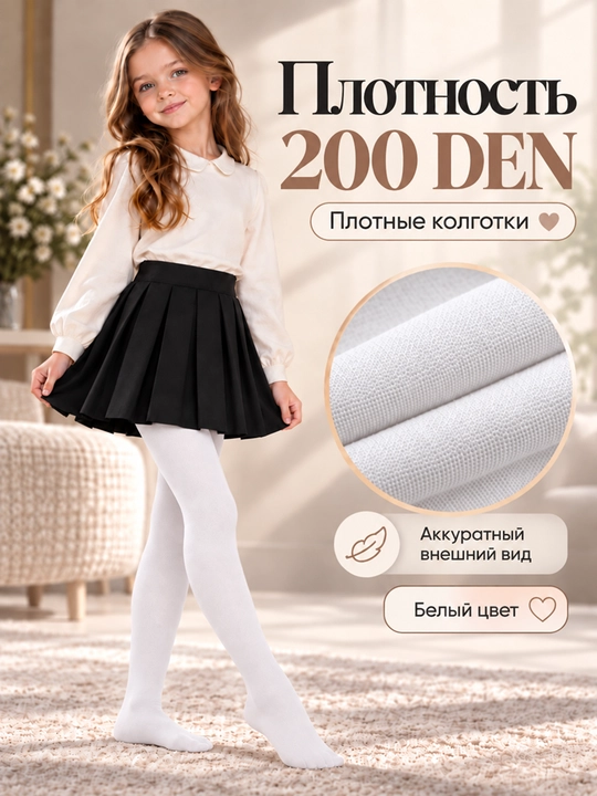 Подростковые колготки 200 den