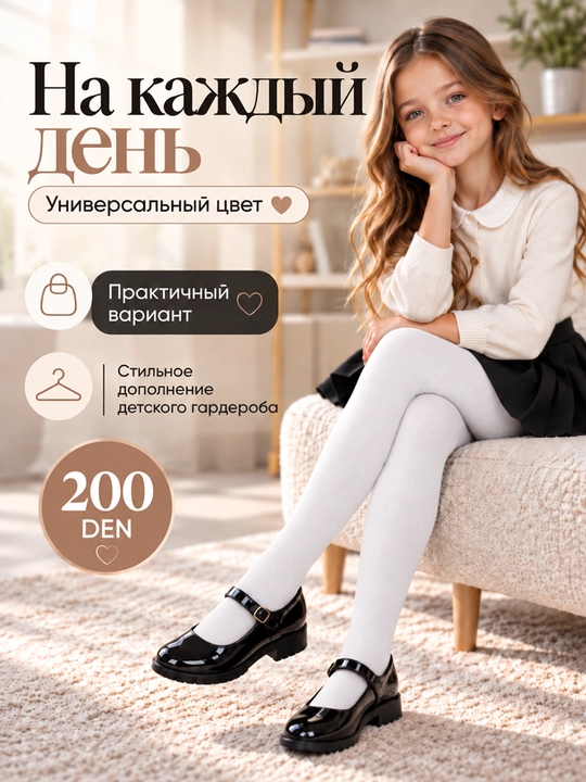 Подростковые колготки 200 den