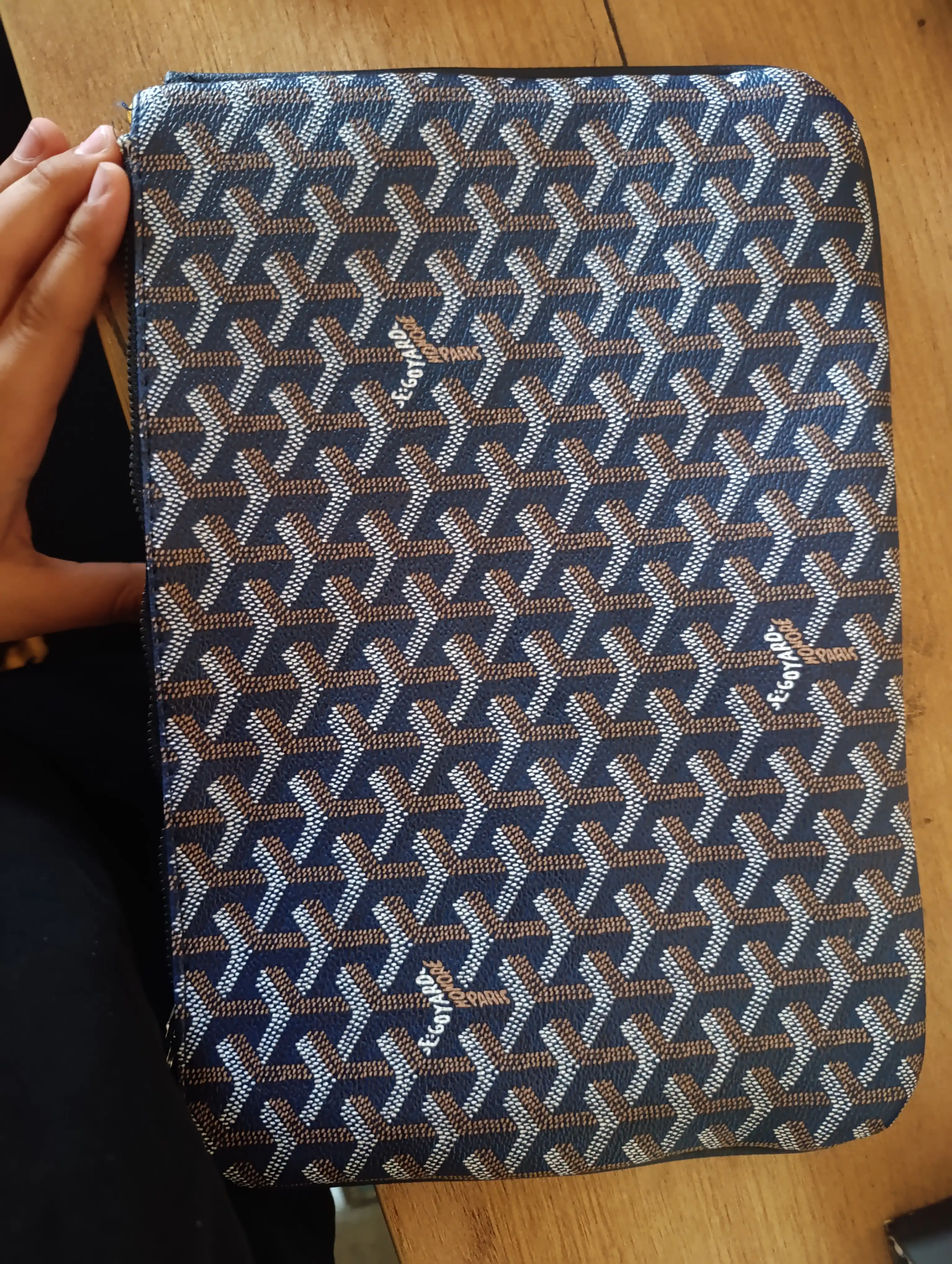 Мужская сумка Goyard из эко-кожи, барсетка для мужчин, дипломат