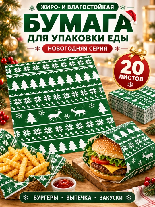 Жиропоглощающая бумага пергамент 30×30 см, еда менее жирная, не прилипает, для аэрогриля - 