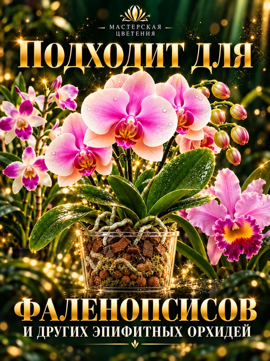 Готовый профессиональный грунт для орхидей
