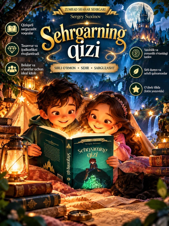Sehrgarning qizi — Sergey Suxinov | 208 bet | A5 | Qattiq muqova