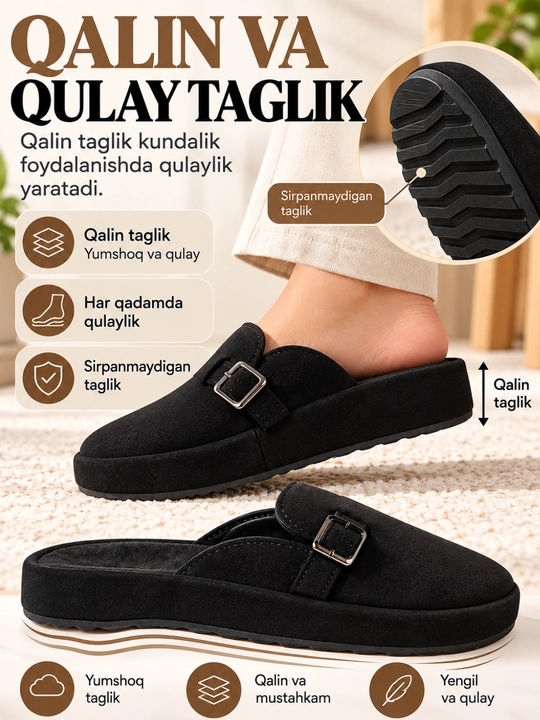 Ayollar va qizlar uchun uy shippaklar, ayollar tapichkasi, yumshoq uy shippaklari, 36-40
