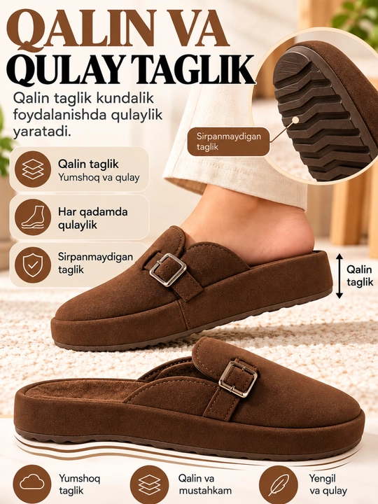 Ayollar va qizlar uchun uy shippaklar, ayollar tapichkasi, yumshoq uy shippaklari, 36-40