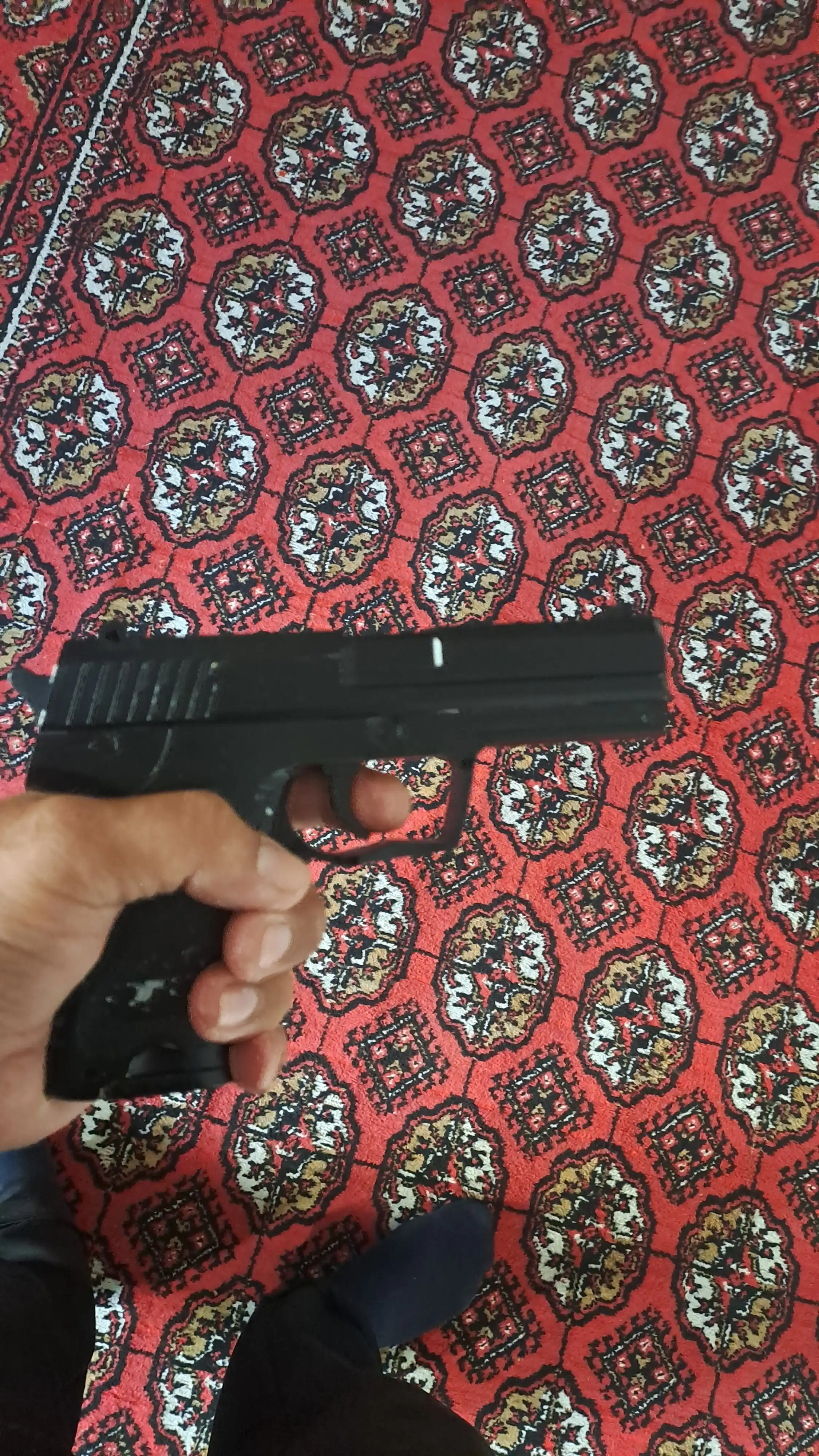 Temir pistolet, o'yinchoq pnevmatik qurol, metal pistolet, Glock bolalar uchun oyinchoqlar