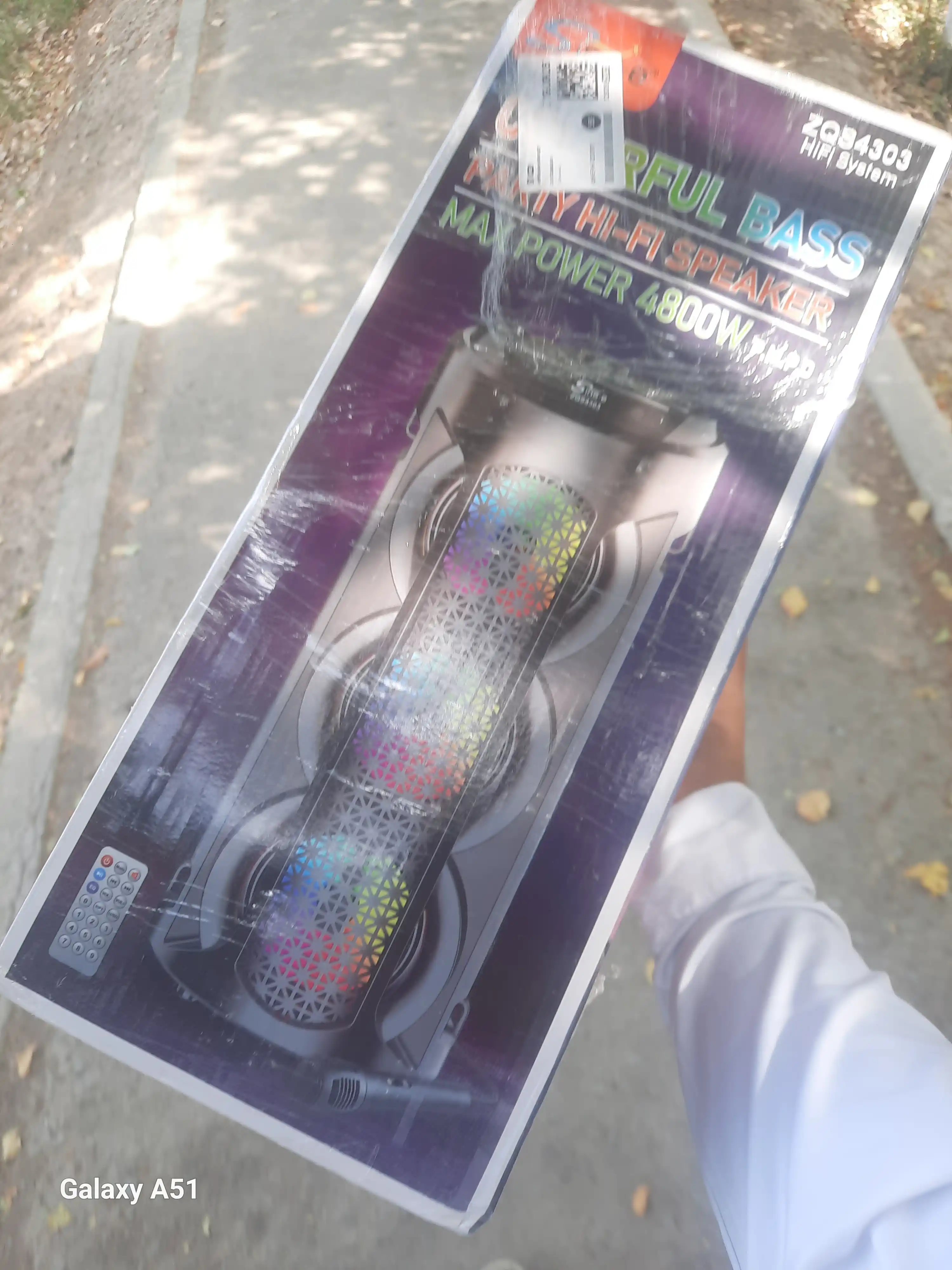 ZQS4303 kalonka — Bluetooth portativ speaker baland tovush va bass bilan